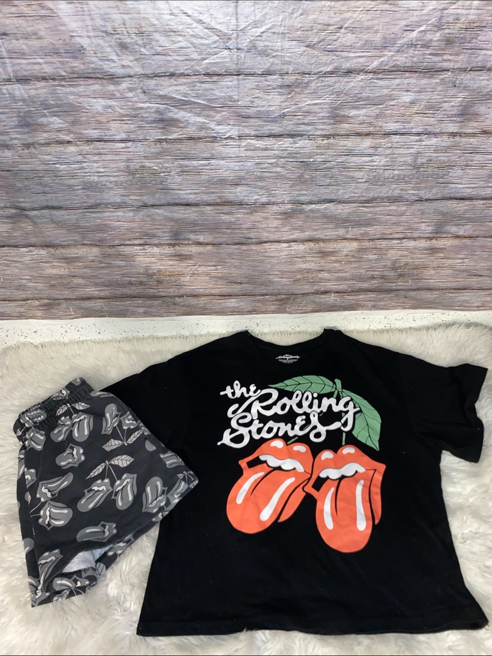 Rolling Stones PJ Shirt & Short Set